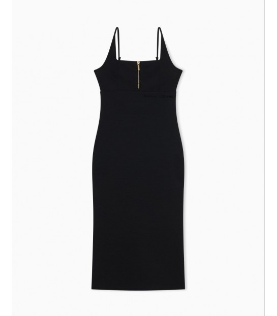 Жіночий сарафан на змійці чорний XW002056 Armani Exchange - Respected-Person