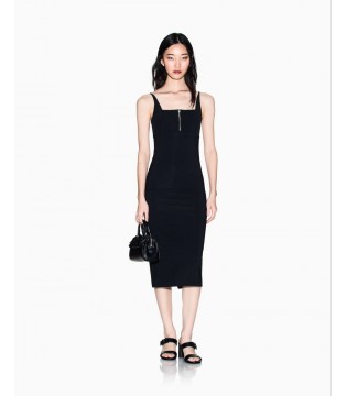 Жіночий сарафан на змійці чорний XW002056 Armani Exchange 1 - Respected-Person