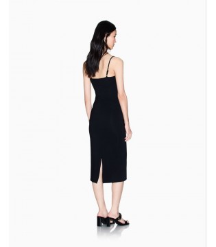 Жіночий сарафан на змійці чорний XW002056 Armani Exchange 2 - Respected-Person