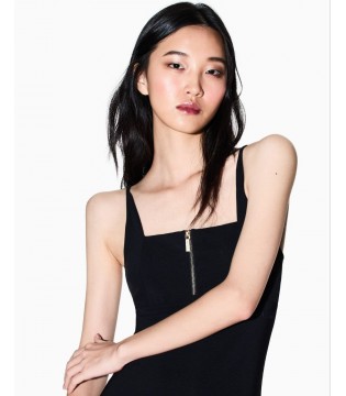 Жіночий сарафан на змійці чорний XW002056 Armani Exchange 3 - Respected-Person