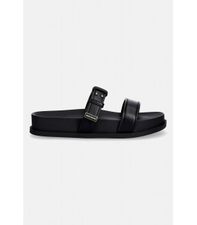 Шлепанцы женские черные XW002575 Armani Exchange  1 - Respected-Person