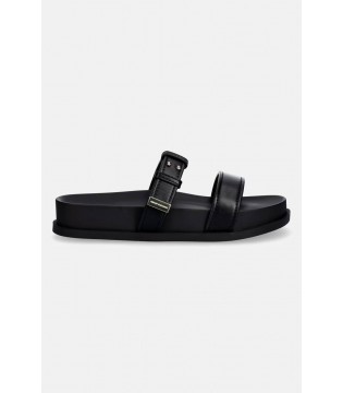 Шлепанцы женские черные XW002575 Armani Exchange  1 - Respected-Person