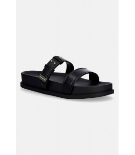 Шлепанцы женские черные XW002575 Armani Exchange  - Respected-Person