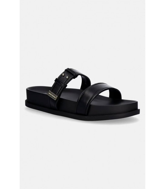 Шлепанцы женские черные XW002575 Armani Exchange  - Respected-Person