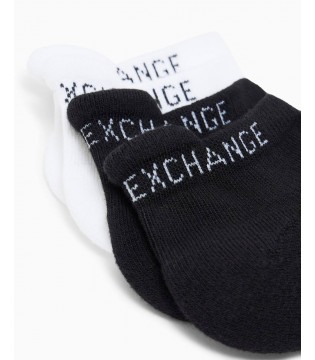 Носки две пары черно-белые  XW002285 Armani Exchange  1 - Respected-Person