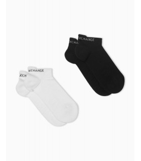 Носки две пары черно-белые  XW002285 Armani Exchange  - Respected-Person