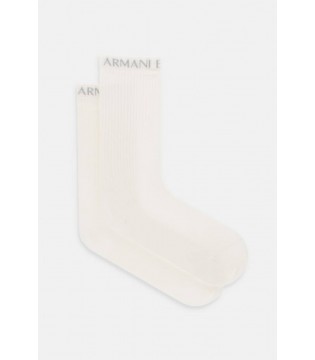 Носки высокие молочные  XW002283 Armani Exchange 