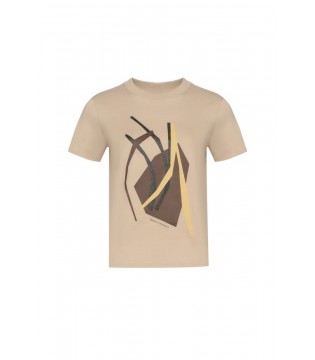 Футболка женская бежевая XW001713 Armani Exchange 