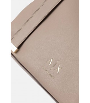 Сумка женская на две ручки песочная XW002604a Armani Exchange 3 - Respected-Person