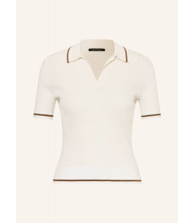 Женское трикотажное поло молочное  XW001897 Armani Exchange - Respected-Person