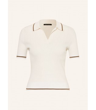 Трикотажне жіноче поло молочне XW001897 Armani Exchange