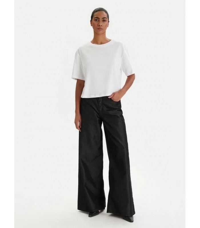Футболка жіноча укорочена біла XW001836 Armani Exchange Футболка жіноча укорочена біла XW001836 Armani Exchange