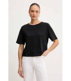 Футболка женская черная XW001709 Armani Exchange - Respected-Person