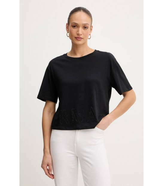 Футболка женская черная XW001709 Armani Exchange - Respected-Person