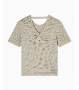 Блуза женская трикотажная оливковая XW001895 Armani Exchange  3 - Respected-Person