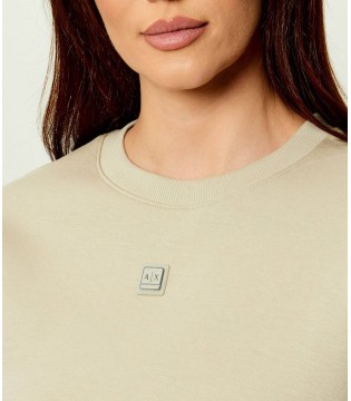 Свитшот женский оливковый XW001746 Armani Exchange 2 - Respected-Person