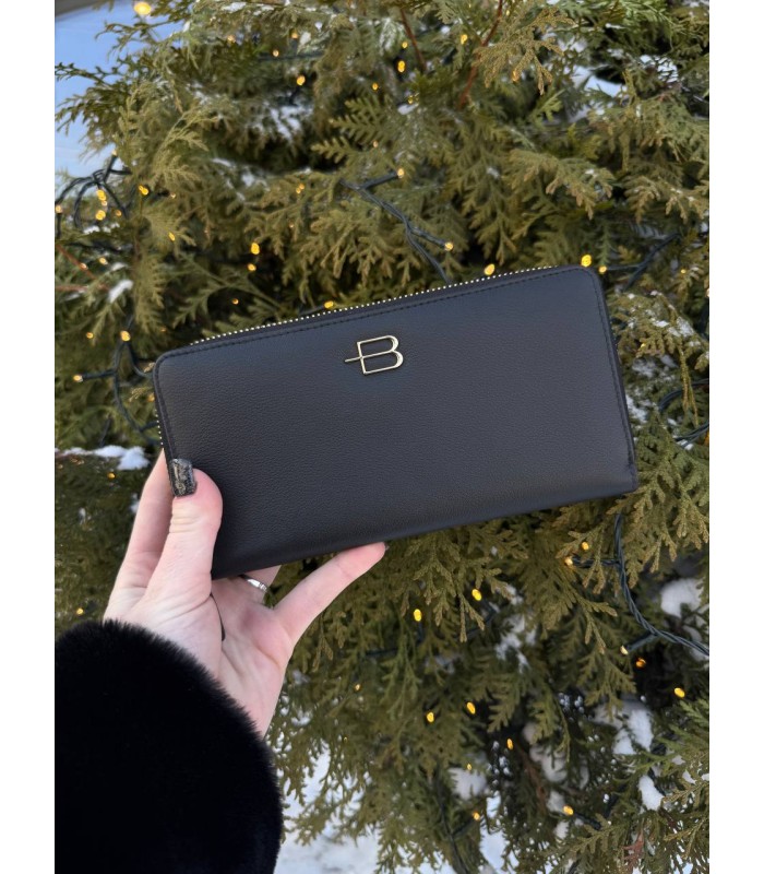 Кошелек женский золотое лого черный G9R1923999 BALDININI Кошелек женский золотое лого черный G9R1923999 BALDININI