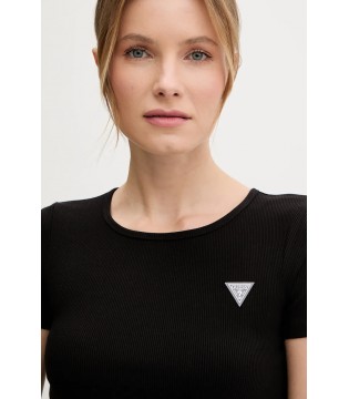 Топ в рубчик с завязкой черный V5GP14KCRS2 5142 Guess 2 - Respected-Person