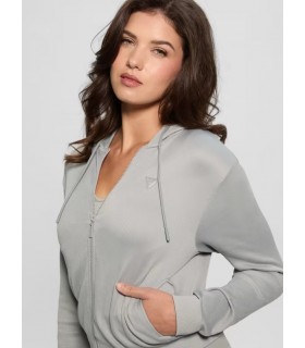 Спортивна кофта в рубчик сіра жіноча Guess - Respected-Person