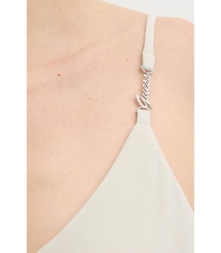 Майка женская шифон айвори  W6GH30W1845 6301845 Guess  4 - Respected-Person