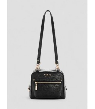 Сумка жіноча квадратна чорна BG950117 Guess