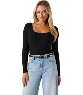 Кофта женская с вырезом черная  W6RP49KD492 649492 Guess  - Respected-Person