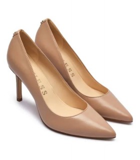 Туфли лодочка кожаные бежевые FLFPRNLEA08 Guess  1 - Respected-Person