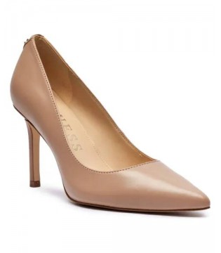 Туфлі лодочка шкіряні бежеві FLFPRNLEA08 Guess