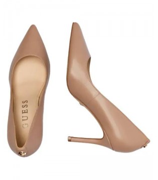 Туфлі лодочка шкіряні бежеві FLFPRNLEA08 Guess 2 - Respected-Person