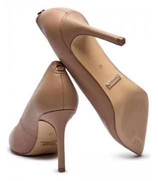 Туфлі лодочка шкіряні бежеві FLFPRNLEA08 Guess 3 - Respected-Person