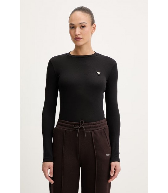 Лонгслив женский черный  V6RI00KD741 600741 Guess  - Respected-Person