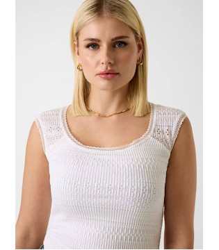 Майка женская кружевная белая W6GP19K2949 6192949 Guess 2 - Respected-Person