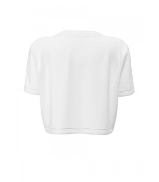Жіноча футболка вкорочена біла V6GI17K2984 6172984b Guess 1 - Respected-Person