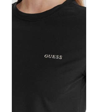 Футболка женская черная V6RI07J1314 Guess  3 - Respected-Person