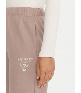 Боди женский молочный с коричневым лого  V5BP09KCBF1 5091a Guess  3 - Respected-Person