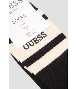 Носки женские черные с бежевым V5YZ02Z3011 502311 Guess  2 - Respected-Person