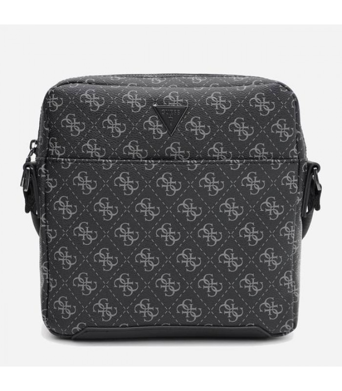 Сумка мужская средняя в лого серая HMLOLOP4258 Guess 
