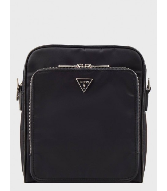 Сумка мужская средняя черная HMMINYP5260 Guess  - Respected-Person