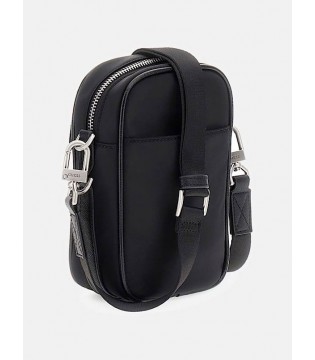 Сумка мужская плащовка черная HMMINYP 5425 Guess  3 - Respected-Person