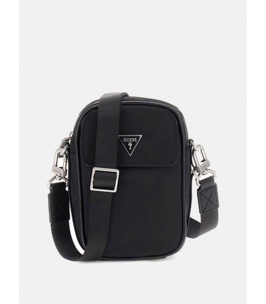 Сумка мужская плащовка черная HMMINYP 5425 Guess  - Respected-Person