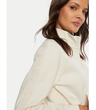 Костюм женский на молнии молочный V4BQ01KC5O0 40150 Guess 3 - Respected-Person