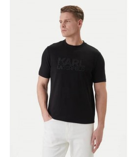 Футболка мужская вишитое лого черная  755035-562221 Karl Lagerfeld  - Respected-Person
