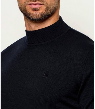 Джемпер мужской из шерсти черный 655002-564399 Karl Lagerfeld  2 - Respected-Person