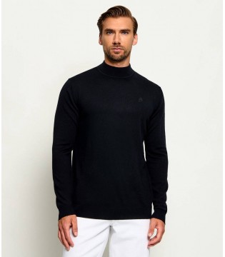 Джемпер мужской из шерсти черный 655002-564399 Karl Lagerfeld 