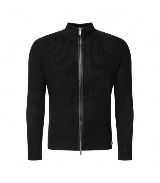 Мужской кардиган на змейке черный 655020-564305 Karl Lagerfeld - Respected-Person