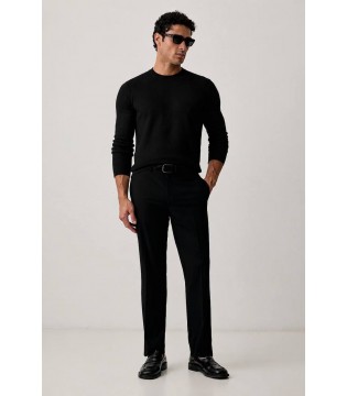 Свитер мужской из шерсти черный 655014-564303 Karl Lagerfeld  3 - Respected-Person