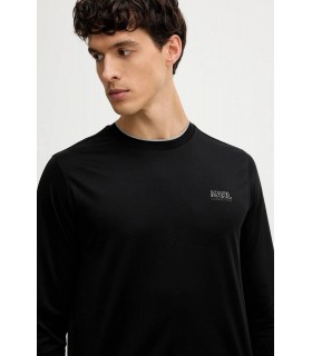 Чоловічий лонгслів гумовий лого чорний 755001-554200a Karl Lagerfeld 1 - Respected-Person