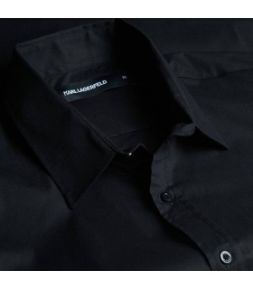 Рубашка мужская с лого черная 605983-554600 Karl Lagerfeld 1 - Respected-Person