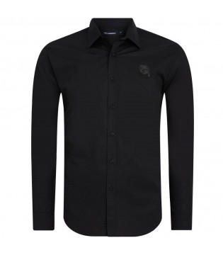 Рубашка мужская с лого черная 605983-554600 Karl Lagerfeld