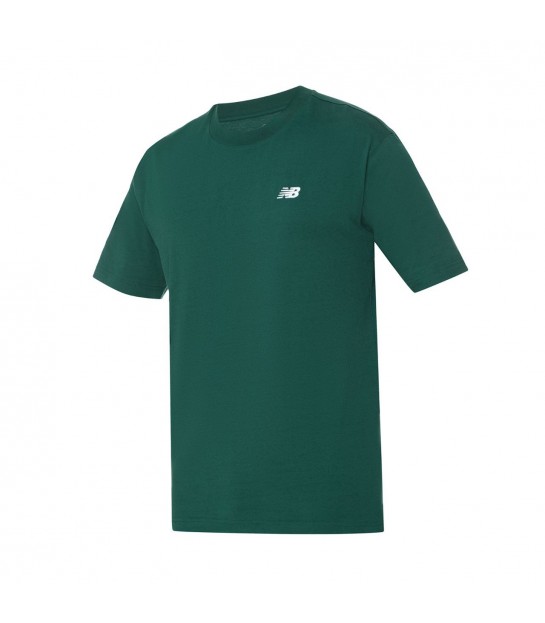 Футболка мужская Small Logo зеленая MT41509 New Balance - Respected-Person